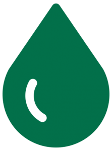 Water drop-green