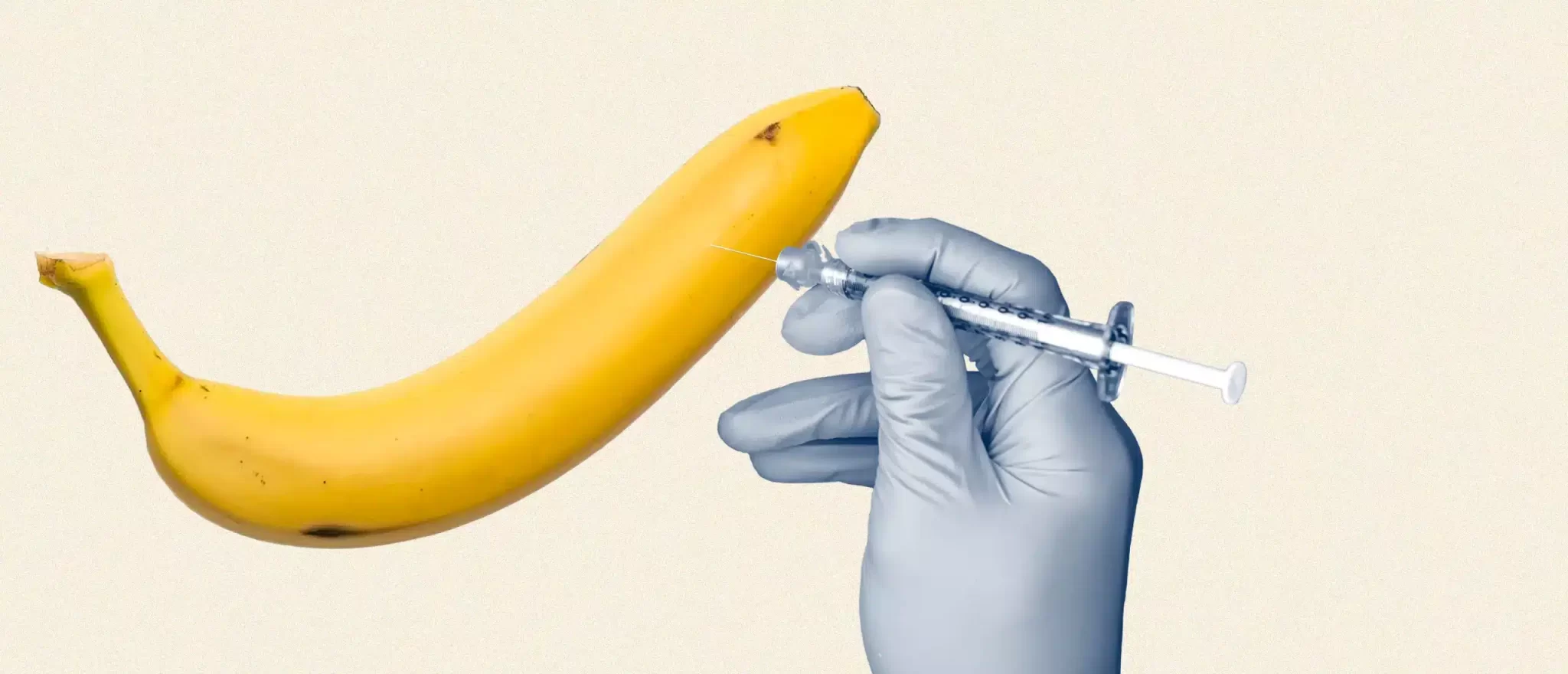 Illustration showing a syringe with the label "P-shot" against a backdrop representing sexual wellness.